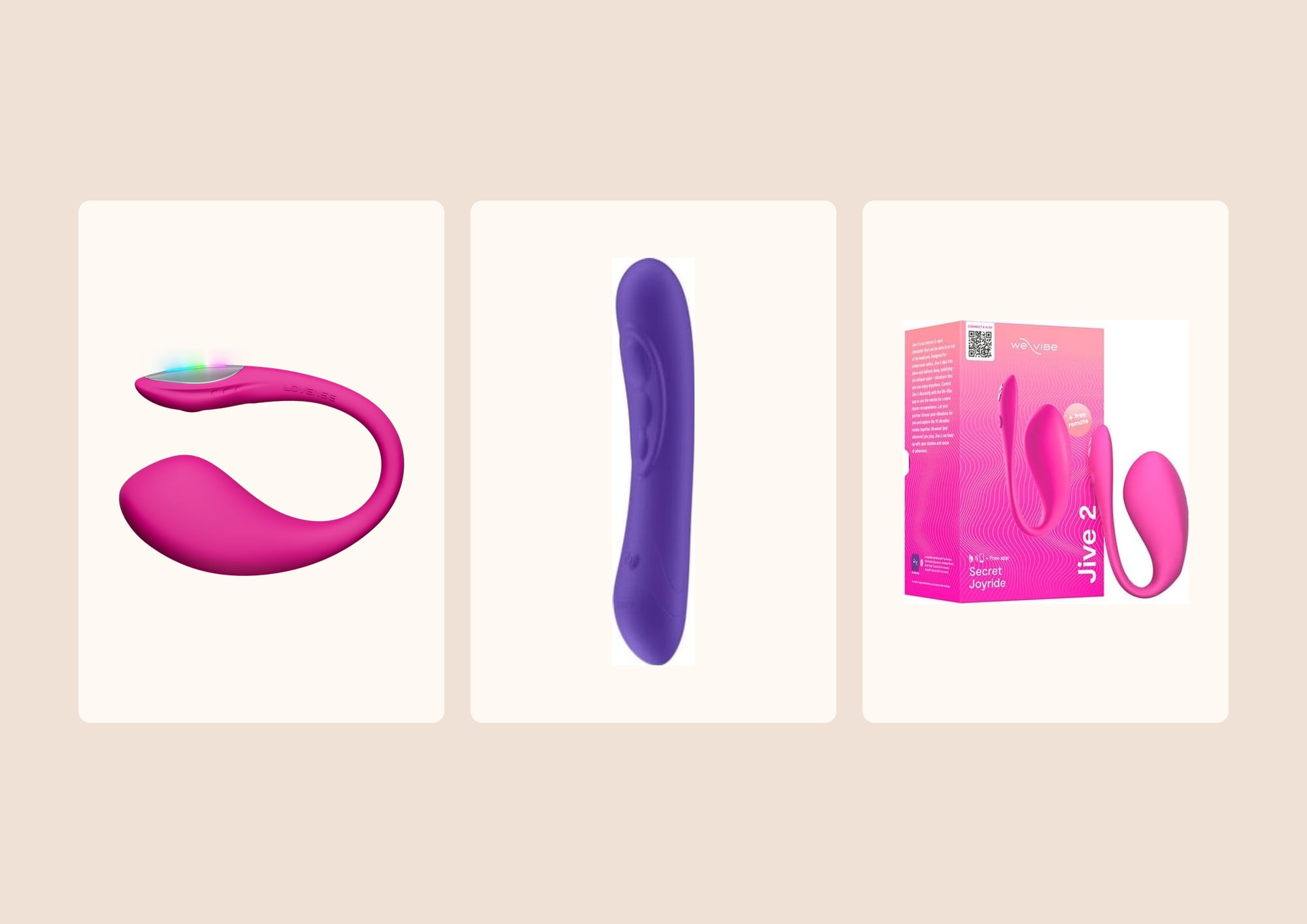 Lush 4, Pearl3 and We-Vibe Jive 2